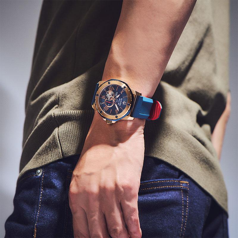 ブローバ BULOVA Marine Star マリンスター 98A227 男性 メカニカル 機械 爆買の画像