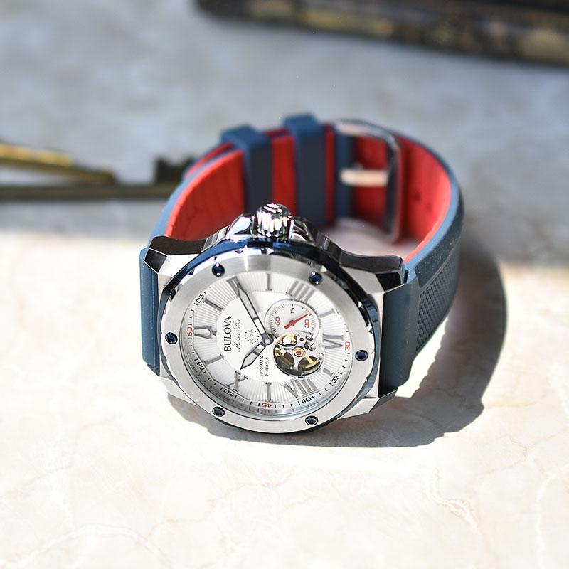 ブローバ BULOVA Marine Star マリンスター 98A225 男性 メカニカル 機械 爆買の画像