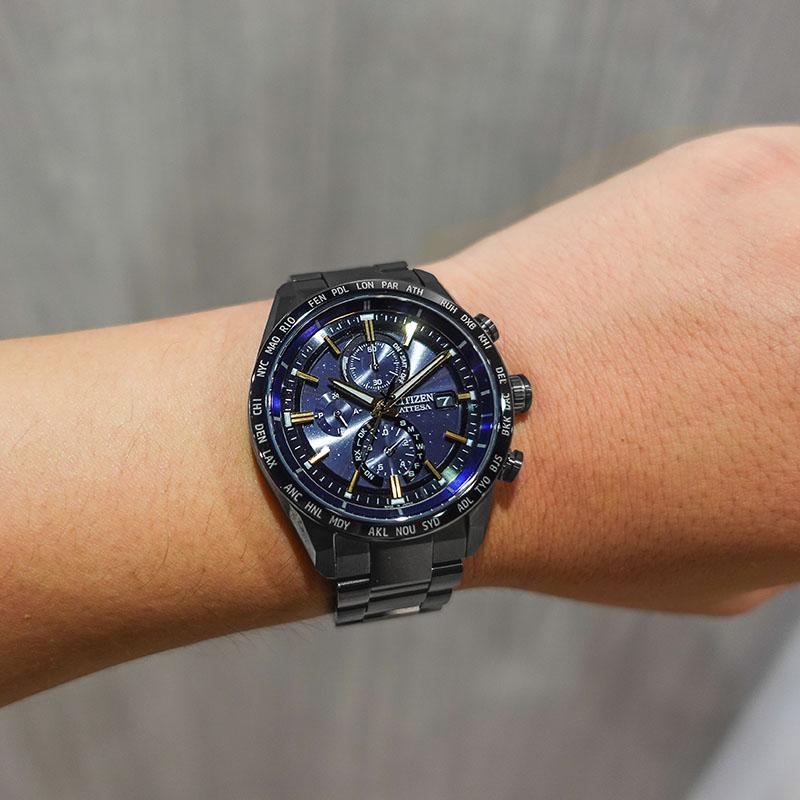 シチズン アテッサ ATTESA ACT Line JAXA LABEL HTV-X Limited model 世界限定1,300本 AT8289-67E メンズ 世界限定1,300本 ソーラー 爆買の画像