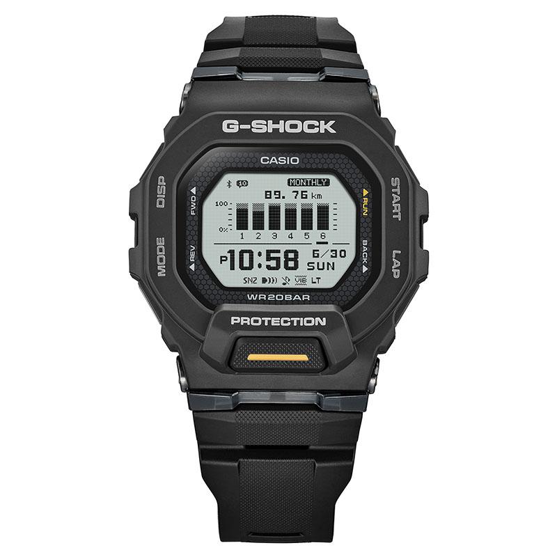 カシオ G-SHOCK G-SQUAD Gショック GBD-200-1A1JF 男性 ジースクワッド モバイルリンク ブルートゥース ランニング マラソン 爆買の画像