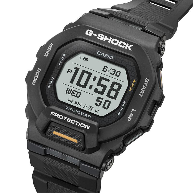 カシオ G-SHOCK G-SQUAD Gショック GBD-200-1A1JF 男性 ジースクワッド モバイルリンク ブルートゥース ランニング マラソン 爆買の画像