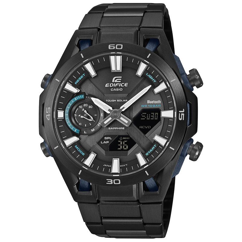 カシオ エディフィス EDIFICE SOSPENSIONEECB-2300YDC-1AJF 男性 ソスペンシオーネ ソーラー モバイルリンク 爆買の画像