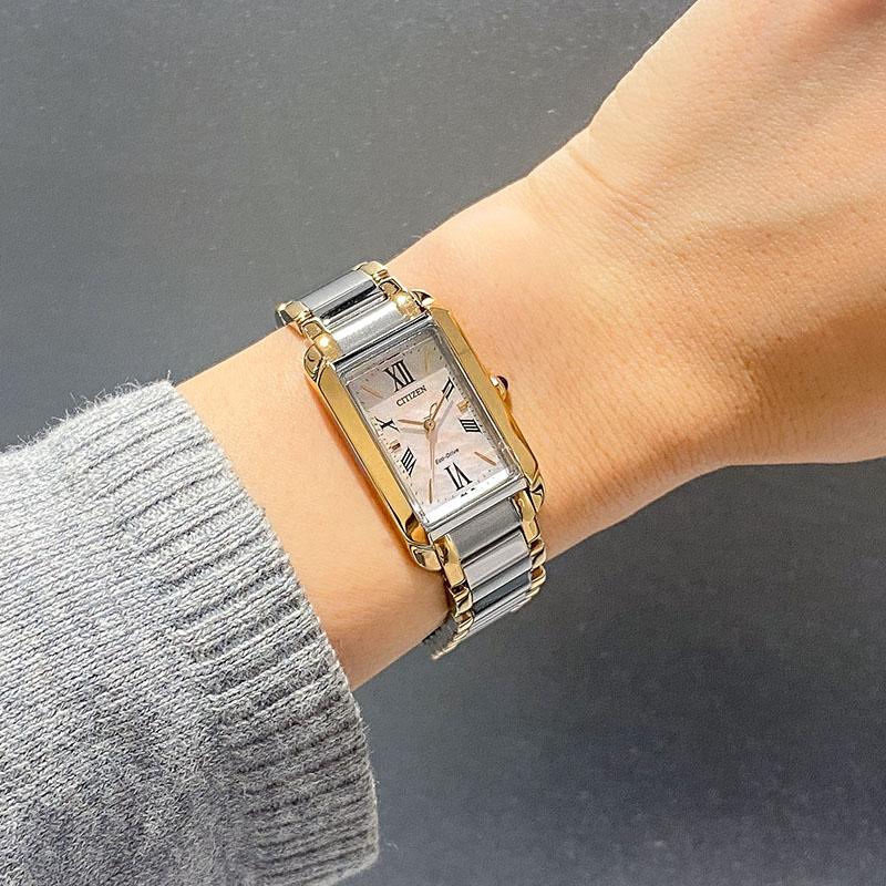 シチズン シチズン エル CITIZEN L SQUARE Collection  EW5624-54Y レディース 爆買の画像