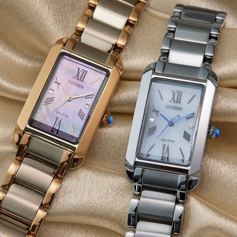 シチズン シチズン エル CITIZEN L SQUARE Collection  EW5624-54Y レディース 爆買の画像