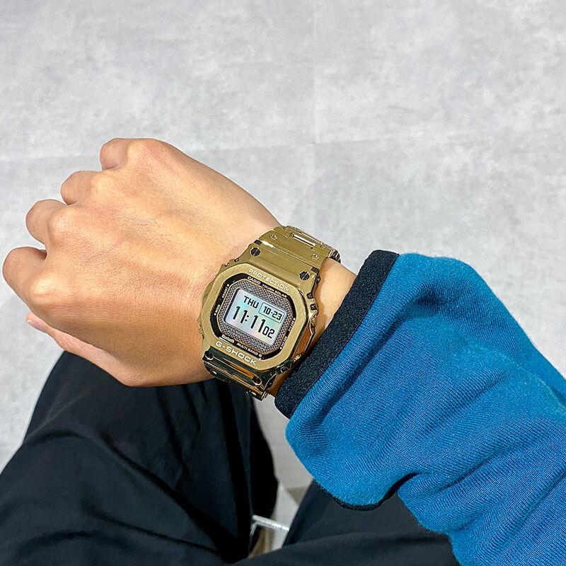 カシオ G-SHOCK Gショック GMW-BZ5000GD-9JF メンズ フルメタル Bluetooth 爆買の画像