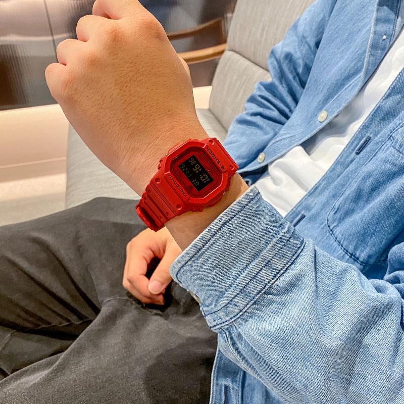 カシオ Gショック G-SHOCK DW-5600RRB-4JF 男性 5600シリーズ 爆買の画像