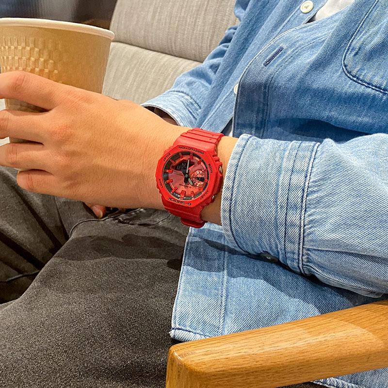 カシオ Gショック G-SHOCK GA-2100RRB-4AJF 男性 2100シリーズ 爆買の画像