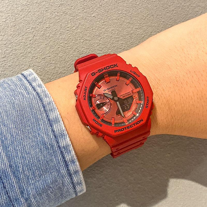 カシオ Gショック G-SHOCK GA-2100RRB-4AJF 男性 2100シリーズ 爆買の画像