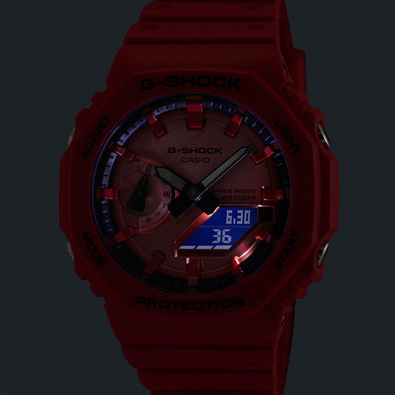 カシオ Gショック G-SHOCK GA-2100RRB-4AJF 男性 2100シリーズ 爆買の画像