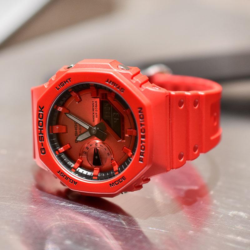 カシオ Gショック G-SHOCK GA-2100RRB-4AJF 男性 2100シリーズ 爆買の画像