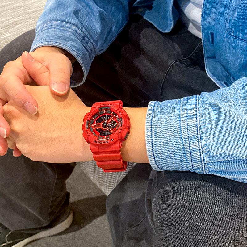 カシオ Gショック G-SHOCK GA-110RRB-4AJF 男性 110シリーズ 爆買の画像