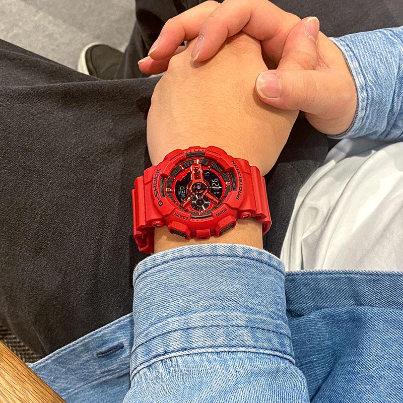カシオ Gショック G-SHOCK GA-110RRB-4AJF 男性 110シリーズ 爆買の画像
