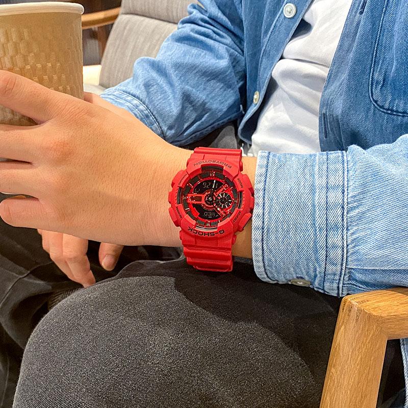 カシオ Gショック G-SHOCK GA-110RRB-4AJF 男性 110シリーズ 爆買の画像