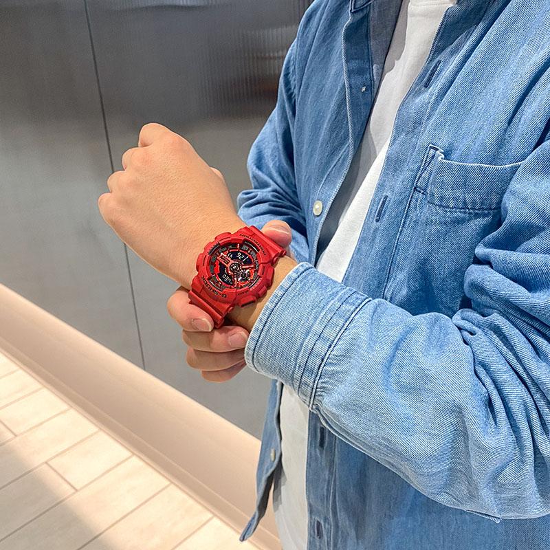 カシオ Gショック G-SHOCK GA-110RRB-4AJF 男性 110シリーズ 爆買の画像