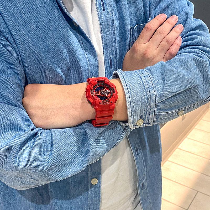 カシオ Gショック G-SHOCK GA-110RRB-4AJF 男性 110シリーズ 爆買の画像