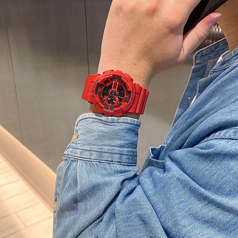 カシオ Gショック G-SHOCK GA-110RRB-4AJF 男性 110シリーズ 爆買の画像