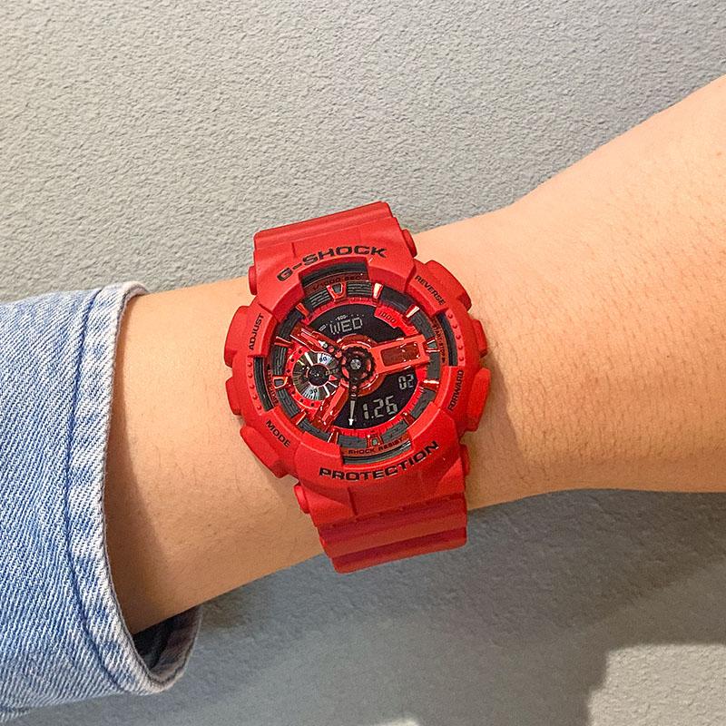 カシオ Gショック G-SHOCK GA-110RRB-4AJF 男性 110シリーズ 爆買の画像