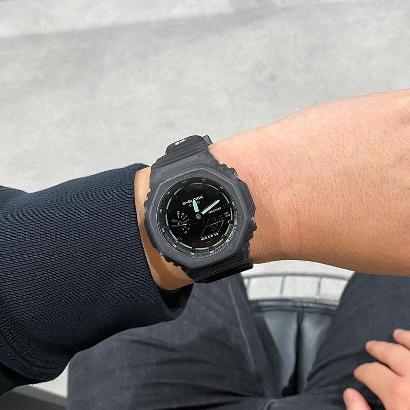 カシオ Gショック G-SHOCK GA-2100K-1AJF 男性 メンズ CACIO スケルトン 爆買の画像