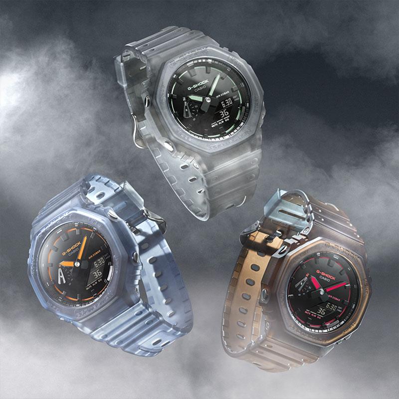 カシオ Gショック G-SHOCK GA-2100K-1AJF 男性 メンズ CACIO スケルトン 爆買の画像