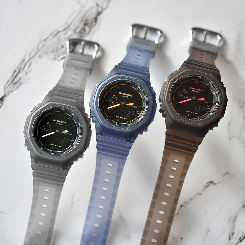 カシオ Gショック G-SHOCK GA-2100K-1AJF 男性 メンズ CACIO スケルトン 爆買の画像
