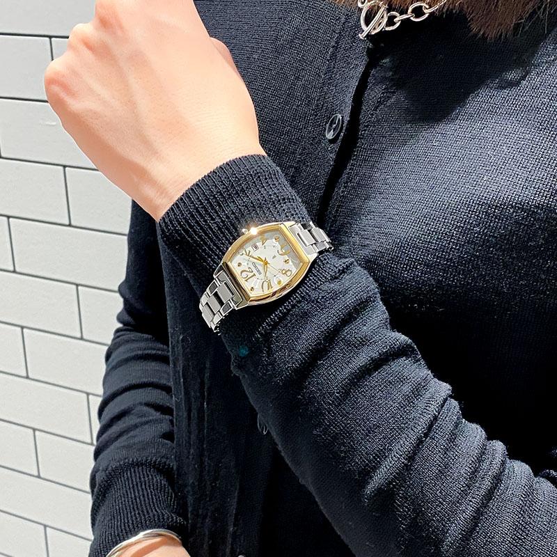 セイコー ルキア LUKIA ハッピーコレクション SSQW100 レディース SEIKO Happy Collection ソーラー電波 爆買の画像