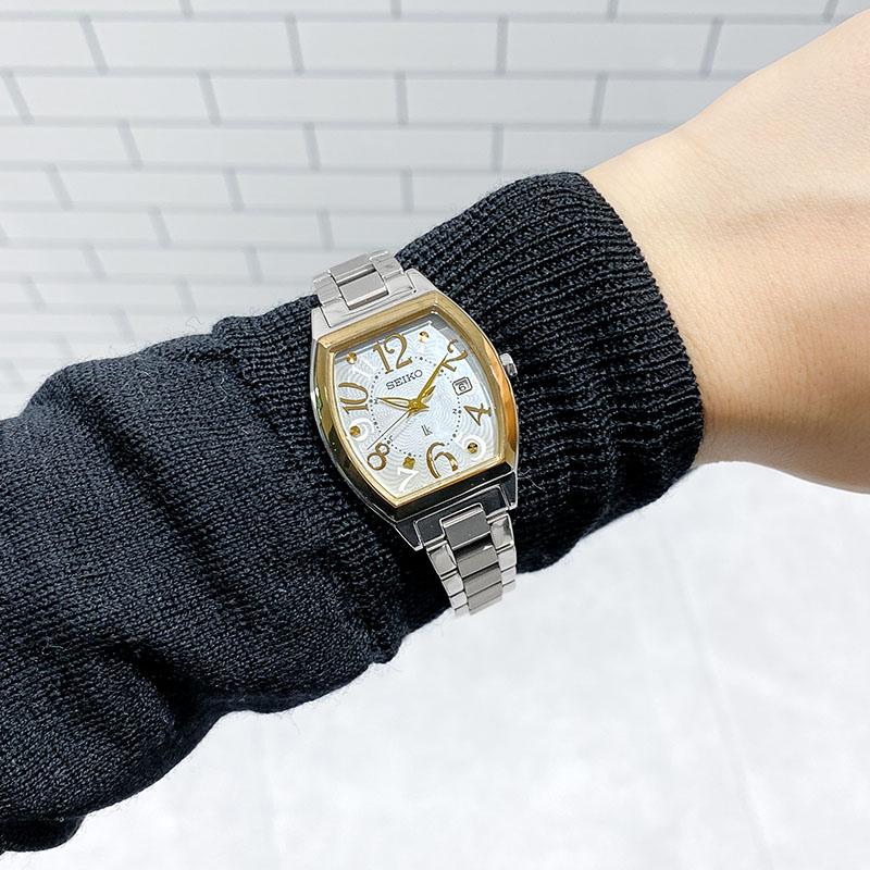 セイコー ルキア LUKIA ハッピーコレクション SSQW100 レディース SEIKO Happy Collection ソーラー電波 爆買の画像