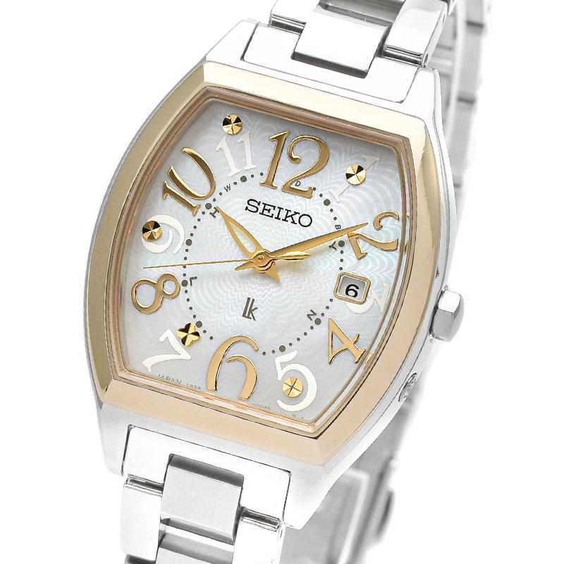 セイコー ルキア LUKIA ハッピーコレクション SSQW100 レディース SEIKO Happy Collection ソーラー電波 爆買の画像