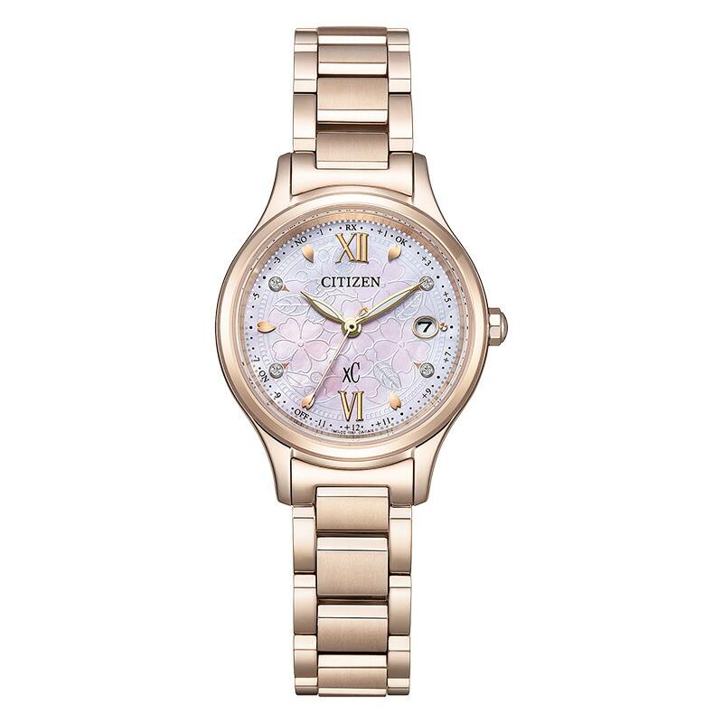 シチズン クロスシー ヒカリコレクション SAKURA限定モデル CITIZEN xC hikari collection ES9498-77N レディース 30周年アニバーサリー 爆買の画像
