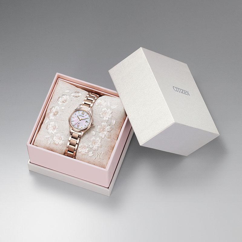 シチズン クロスシー ヒカリコレクション SAKURA限定モデル CITIZEN xC hikari collection ES9498-77N レディース 30周年アニバーサリー 爆買の画像