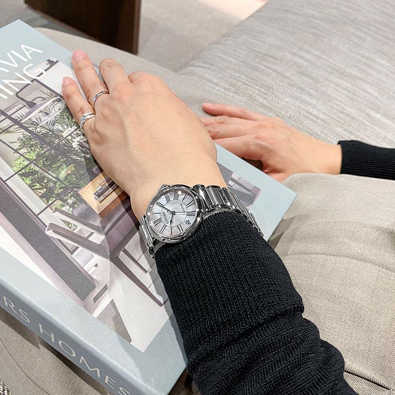 シチズン シチズン エル CITIZEN L ROUND Collection EM1060-87Y レディース ラウンドコレクション エコドライブ 爆買の画像