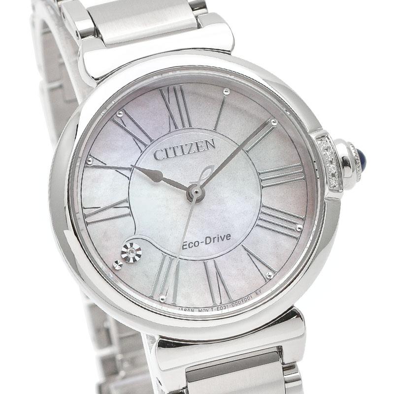シチズン シチズン エル CITIZEN L ROUND Collection EM1060-87Y レディース ラウンドコレクション エコドライブ 爆買の画像