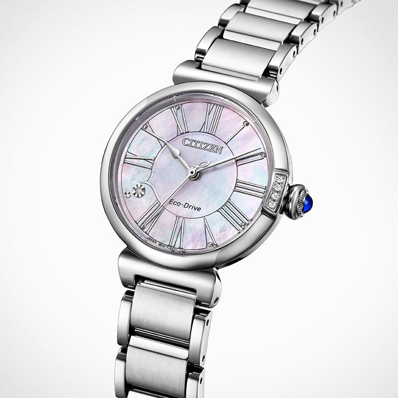 シチズン シチズン エル CITIZEN L ROUND Collection EM1060-87Y レディース ラウンドコレクション エコドライブ 爆買の画像
