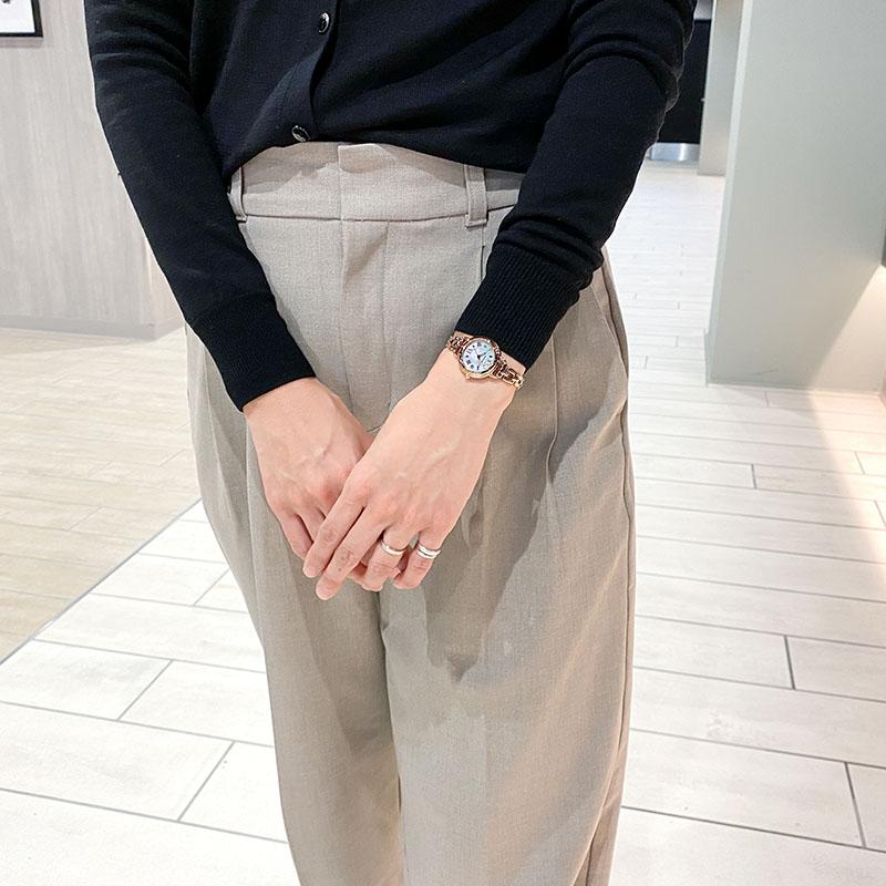 シチズン ウィッカ CITIZEN wicca KL0-561-21 レディース ソーラー電波 シェル 爆買の画像