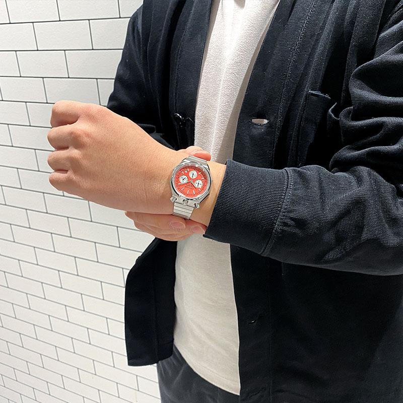 シチズン レコードレーベル CITIZEN RECORD LABEL PLAYGROUND Edition 特定店限定モデル 世界限定2500本 AN3700-89Z メンズ TSUNO CHRONO Custom 爆買の画像