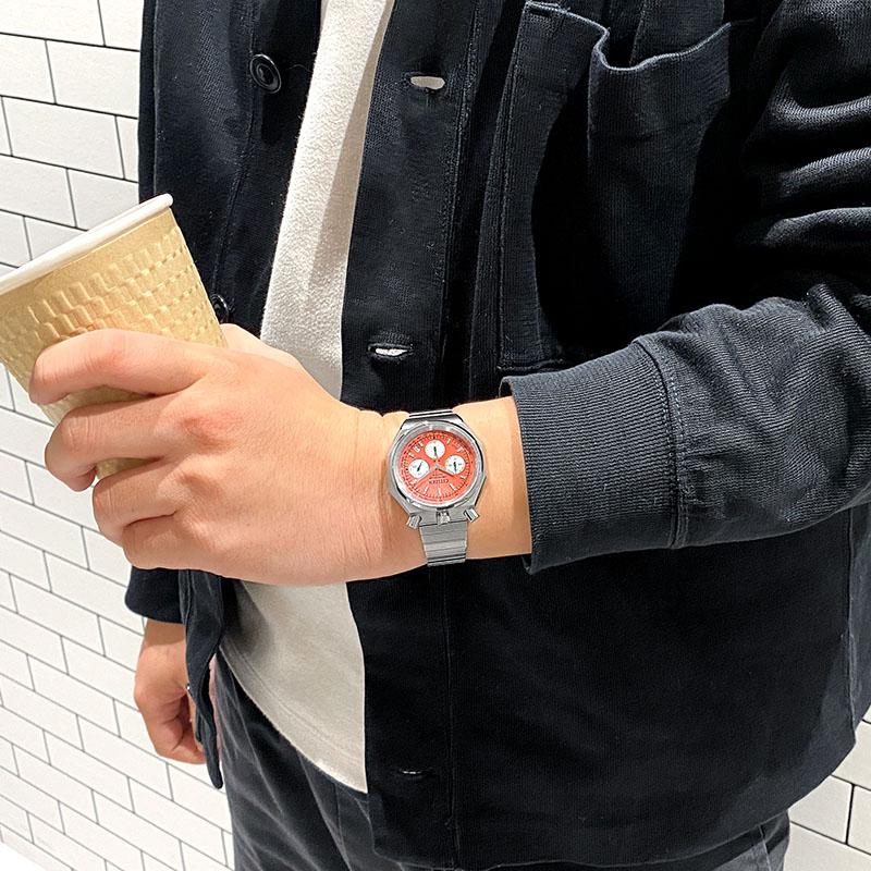 シチズン レコードレーベル CITIZEN RECORD LABEL PLAYGROUND Edition 特定店限定モデル 世界限定2500本 AN3700-89Z メンズ TSUNO CHRONO Custom 爆買の画像