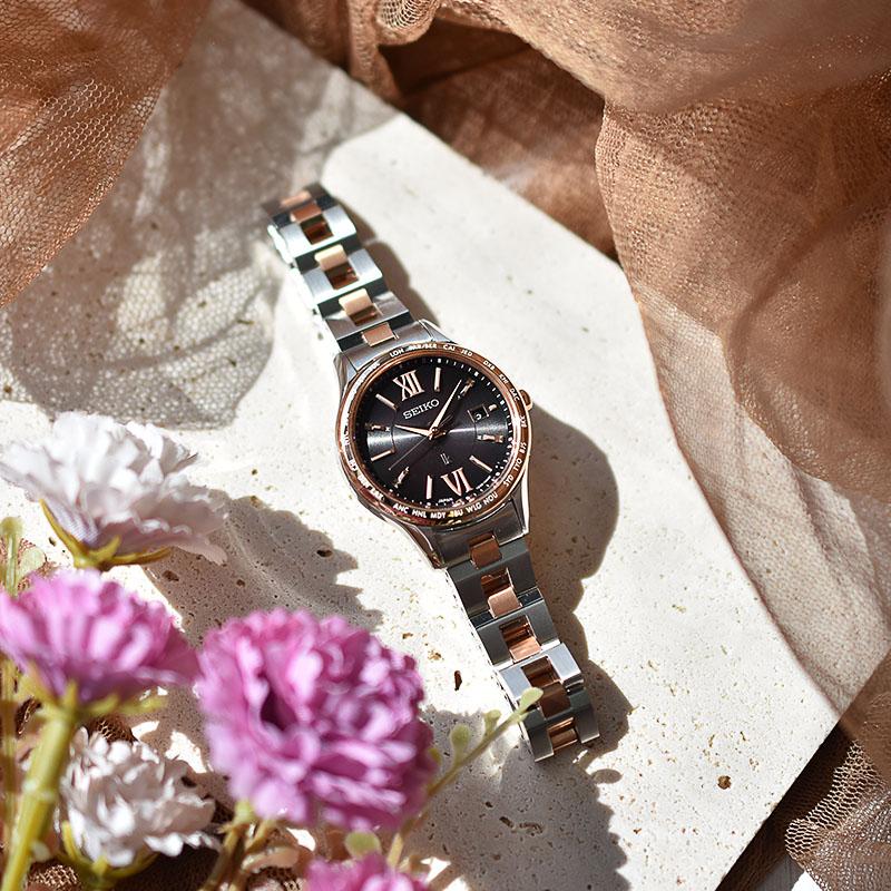セイコー ルキア エッセンシャルコレクション SEIKO LUKIA Essential Collection SSVV090 レディース ソーラー電波 爆買の画像