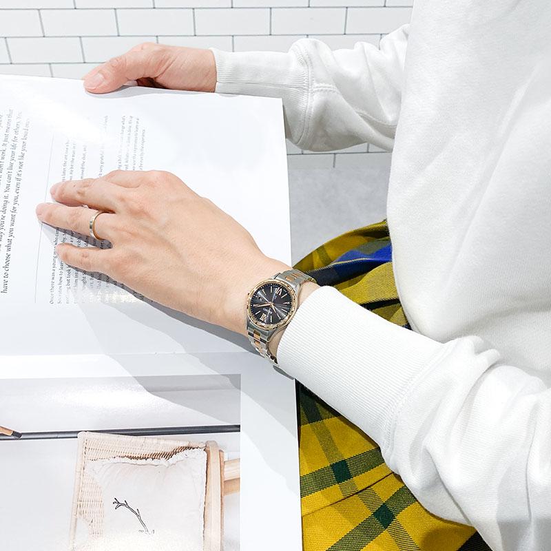 セイコー ルキア エッセンシャルコレクション SEIKO LUKIA Essential Collection SSVV090 レディース ソーラー電波 爆買の画像