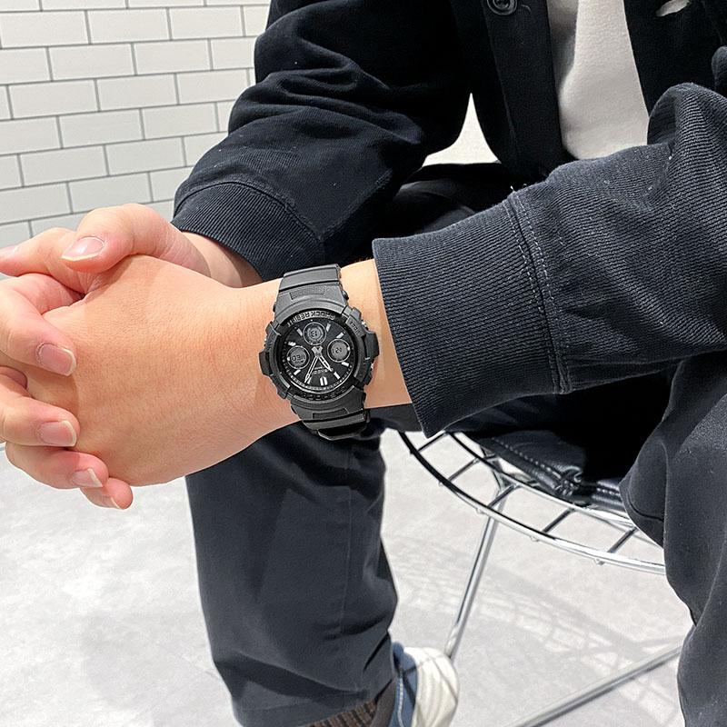 カシオ Gショック CASIO G-SHOCK FIRE PACKAGE ’26 AWG-M100FP-1A1JR 男性タフソーラー 爆買の画像