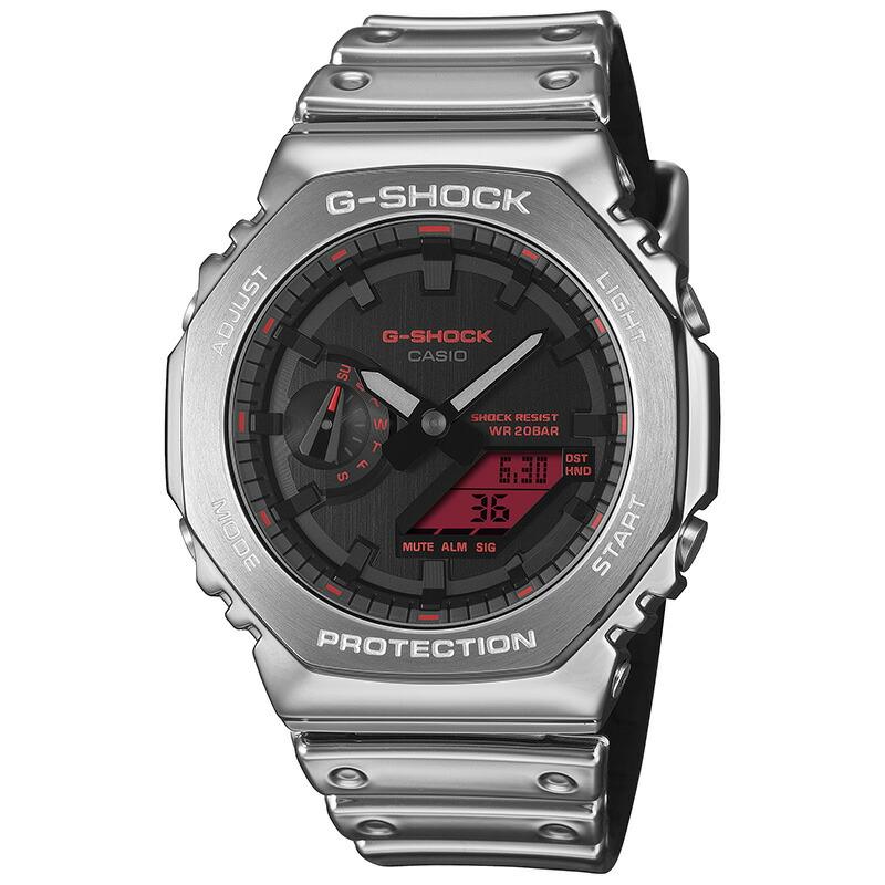 カシオ Gショック CASIO G-SHOCK FINE METALLIC SERIES GM-2100YRA-8AJF 男性 ファインメタリック オクタゴン 爆買の画像