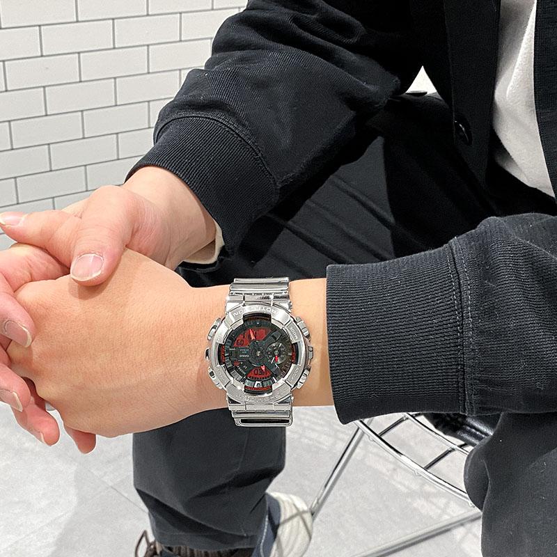 カシオ Gショック CASIO G-SHOCK FINE METALLIC SERIES GM-110YRA-8AJF 男性 ファインメタリック ビッグケース 爆買の画像
