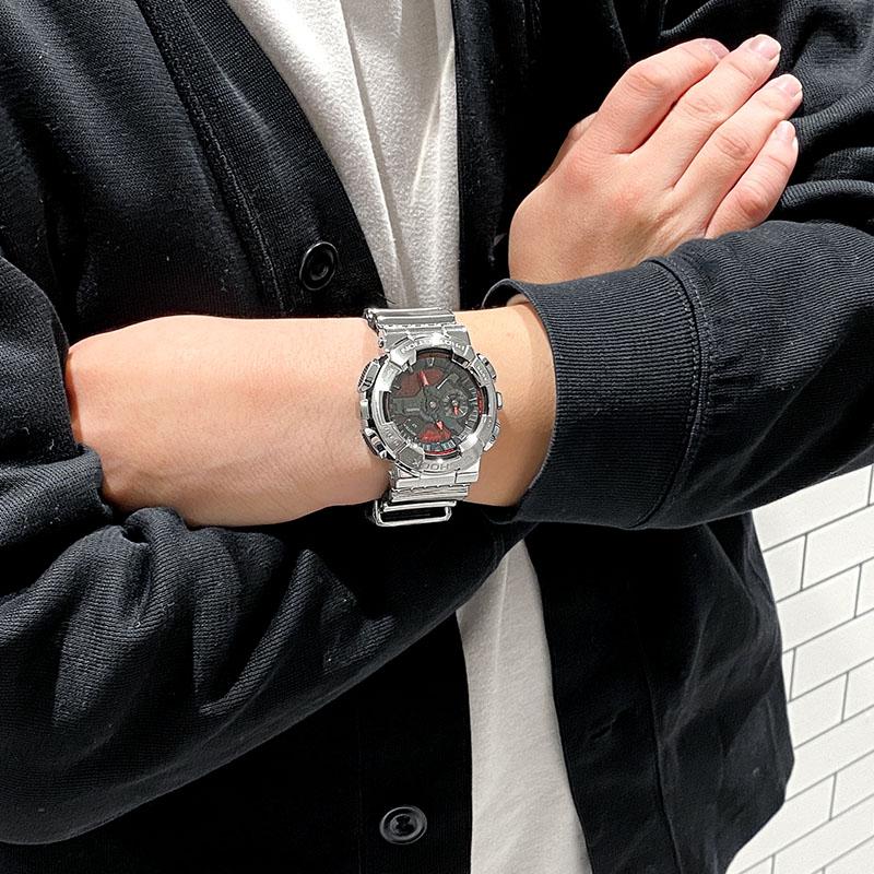カシオ Gショック CASIO G-SHOCK FINE METALLIC SERIES GM-110YRA-8AJF 男性 ファインメタリック ビッグケース 爆買の画像