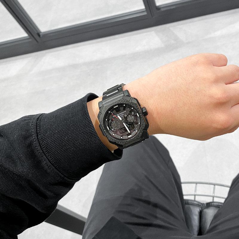 カシオ プロトレック CASIO PRO TREK Climber Line White Mountaineering&reg;コラボモデル PRW-B1000WM-1JR 男性 クライマー ホワイトマウンテニアリングの画像
