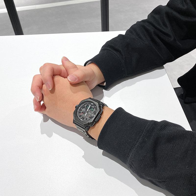 カシオ プロトレック CASIO PRO TREK Climber Line White Mountaineering&reg;コラボモデル PRW-B1000WM-1JR 男性 クライマー ホワイトマウンテニアリングの画像