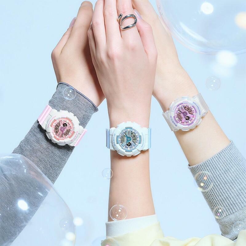 カシオ ベビーG CASIO BABY-G BA-110PS-7AJF 女性 爆買の画像