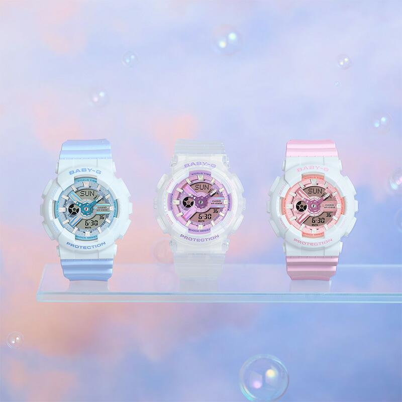 カシオ ベビーG CASIO BABY-G BA-110PS-7AJF 女性 爆買の画像