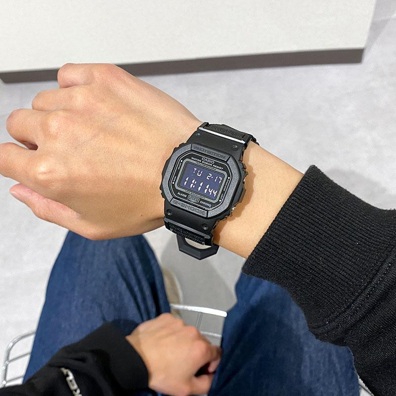 カシオ Gショック CASIO G-SHOCK DW-5600MNC-1JF メンズ 磁石 キャンバス ストラップ 爆買の画像