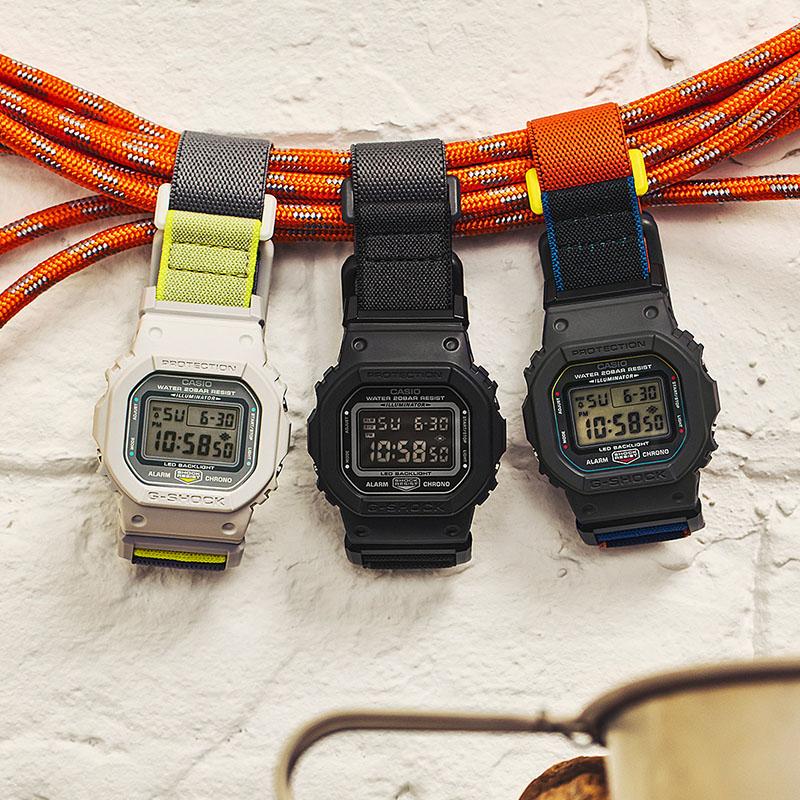 カシオ Gショック CASIO G-SHOCK DW-5600MNC-1JF メンズ 磁石 キャンバス ストラップ 爆買の画像