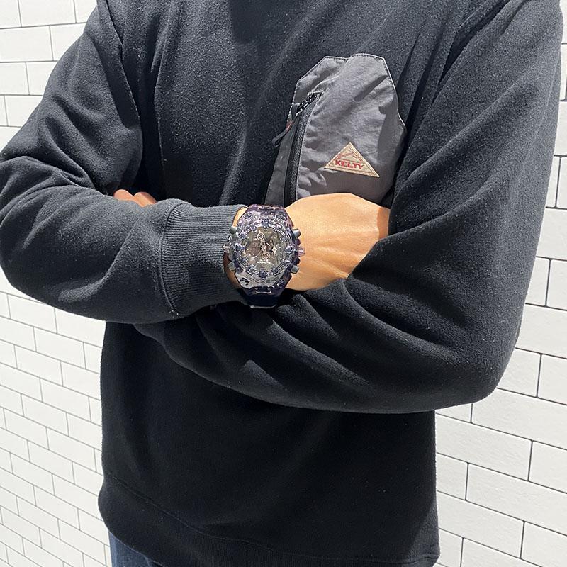 G-SHOCK カシオ Gショック CASIO GA-V01SKE-8AJF メンズ スケルトン