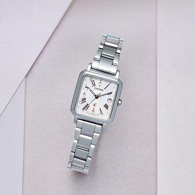 シチズン クロスシー CITIZEN xC hikari collection Square 2way Model ES9500-51A レディース ヒカリコレクション エコドライブ ソーラー電波 爆買の画像