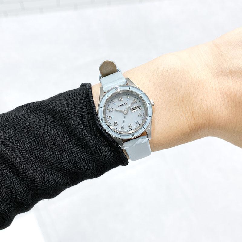 シチズン ウィッカ wicca ACTIVE LINE KH3-711-70 レディース アクティブライン スポーティ ソーラー 爆買の画像